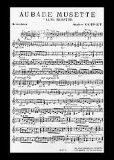 télécharger la partition d'accordéon Aubade Musette (Valse Musette) au format PDF