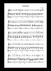 télécharger la partition d'accordéon Sarabanda (Duo) au format PDF