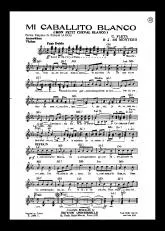 télécharger la partition d'accordéon Mi Caballito Blanco (Mon petit cheval blanco) (Paso Doble) au format PDF