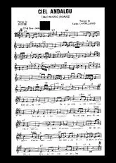 télécharger la partition d'accordéon Ciel Andalou (Bajo mi cielo Andaluz) (Paso Doble) au format PDF