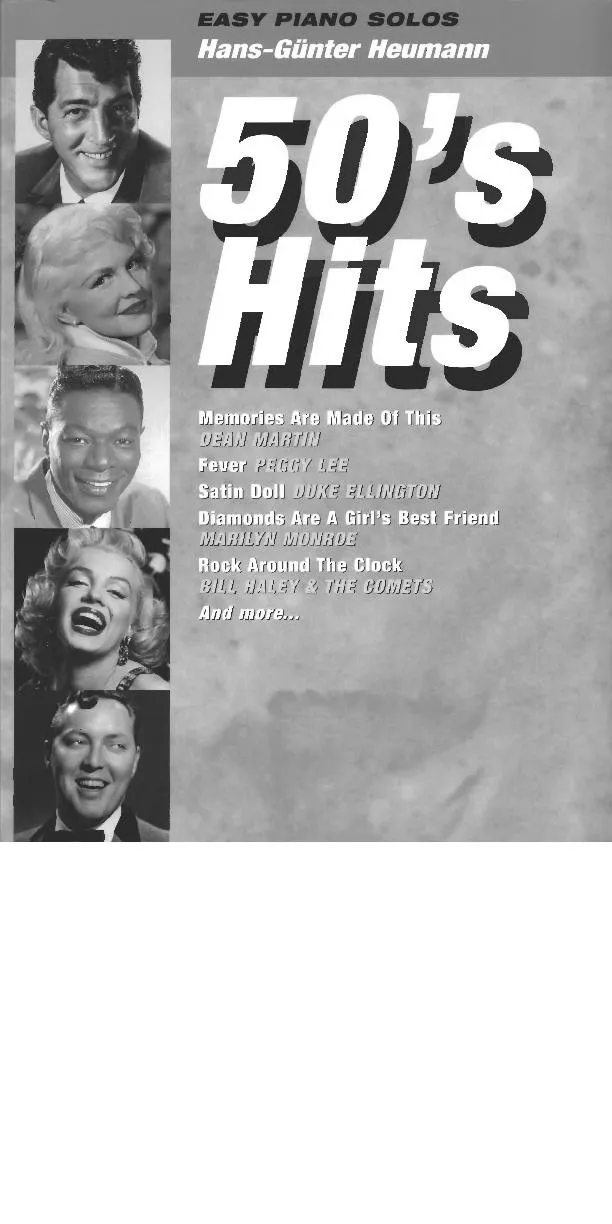 télécharger la partition d'accordéon Easy Piano Solos : 50's Hits au format PDF