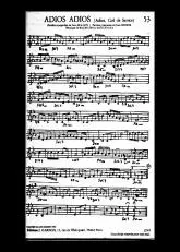 télécharger la partition d'accordéon Adios adios (Adios ciel de Santos) (Tango) au format PDF