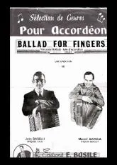 télécharger la partition d'accordéon Ballad for fingers au format PDF