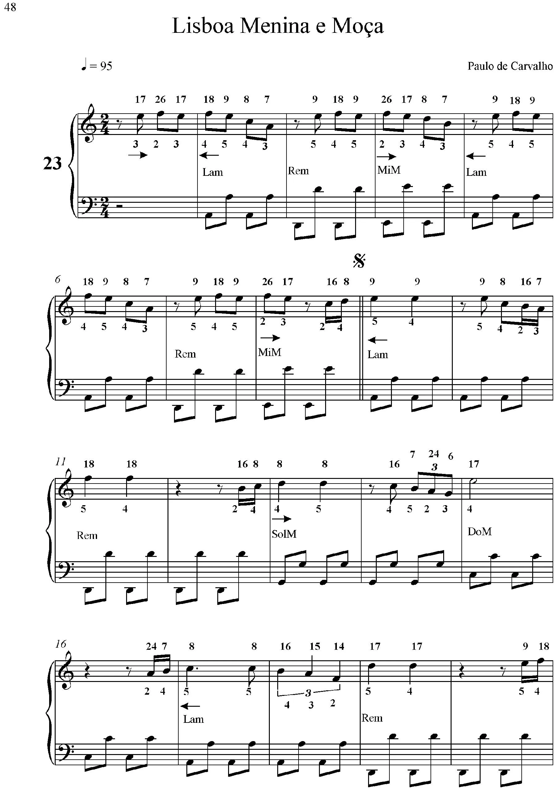 télécharger la partition d'accordéon Lisboa menina e moça (Fado) au format PDF