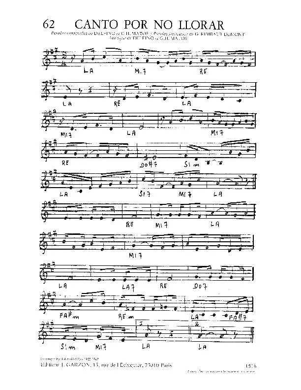 télécharger la partition d'accordéon Canto por no llorar (Tango) au format PDF