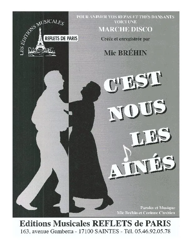 télécharger la partition d'accordéon C'est nous les aînés (Marche Disco) au format PDF