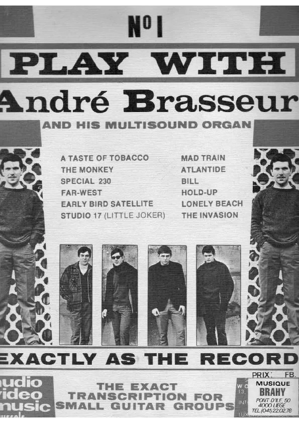 télécharger la partition d'accordéon André Brasseur and his multisound organ (Recueil n°1) au format PDF