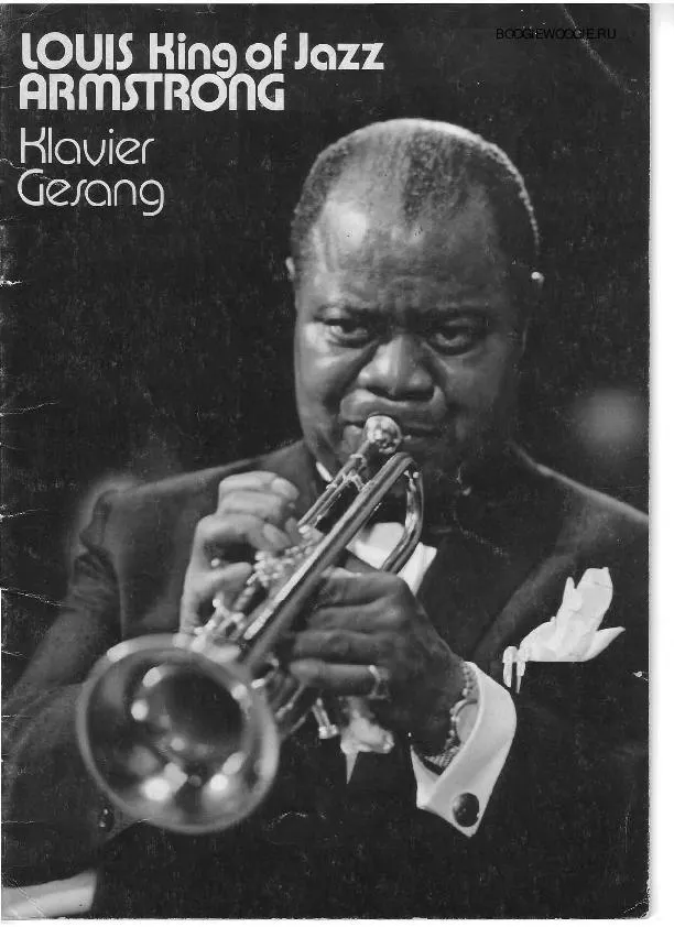 télécharger la partition d'accordéon Louis Armstrong King of jazz au format PDF