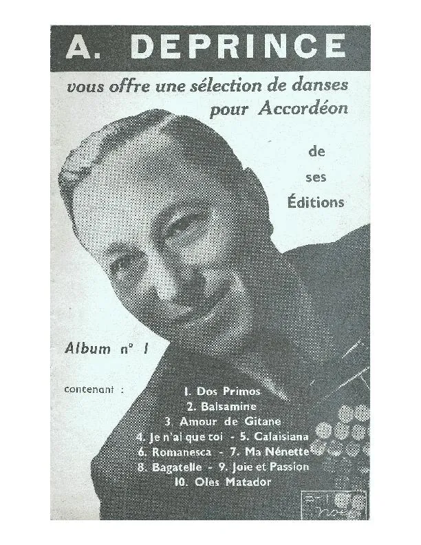 télécharger la partition d'accordéon Album n°1 : Vous offre une sélection de danses pour Accordéon de ses éditions (10 Titres) au format PDF