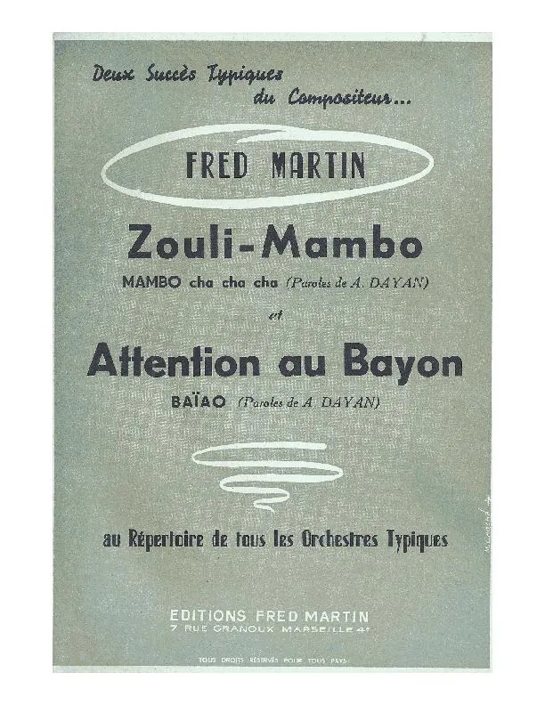 télécharger la partition d'accordéon Attention au bayon (Orchestration Complète) (Baïao) au format PDF