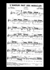 télécharger la partition d'accordéon L'amour fait des miracles (Tango) au format PDF