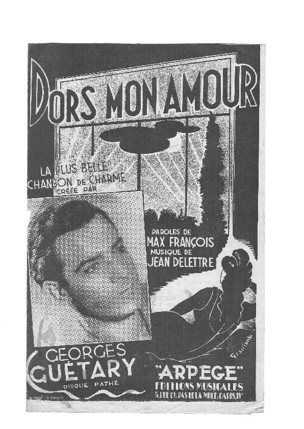 télécharger la partition d'accordéon Dors mon amour au format PDF