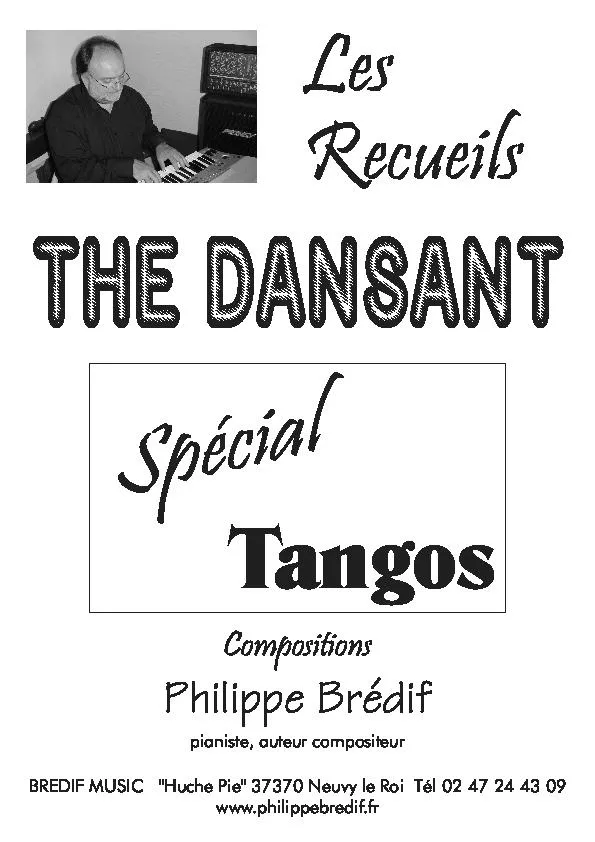 télécharger la partition d'accordéon Recueil : Thé Dansant Spécial tangos (33 Titres) au format PDF