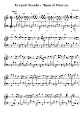 télécharger la partition d'accordéon Octopath traveler - theme - primose the dancer au format PDF