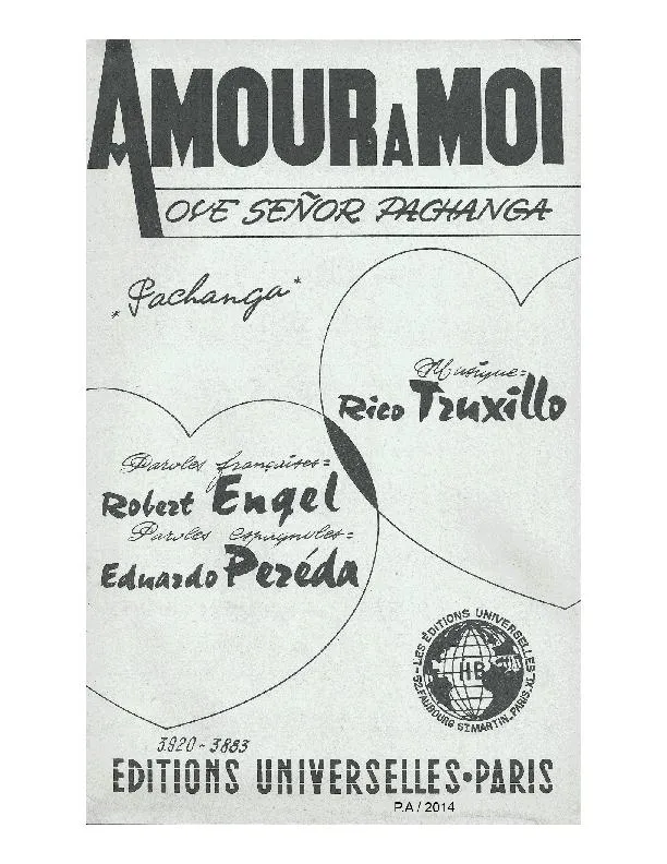 télécharger la partition d'accordéon Amour à moi (Oyé Señor Pachanga) (Orchestration Complète) au format PDF