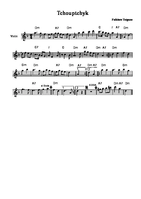 télécharger la partition d'accordéon Tchouptchyk au format PDF