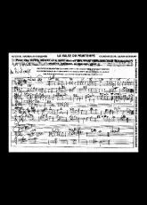 télécharger la partition d'accordéon La valse du printemps (Manuscrite) au format PDF