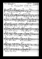 télécharger la partition d'accordéon Le madison c'est toi (Manuscrite) au format PDF