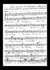 télécharger la partition d'accordéon Sur un air de Calypso (Meringué) (Manuscrite) au format PDF
