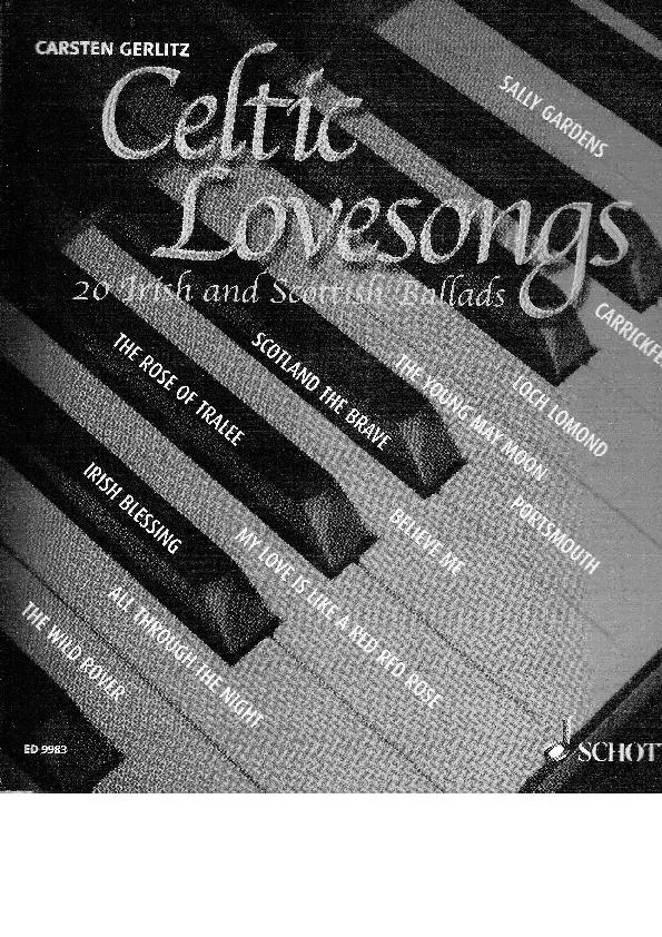 télécharger la partition d'accordéon Celtic Lovesongs (20 titres) au format PDF