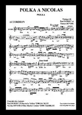télécharger la partition d'accordéon Polka à Nicolas au format PDF