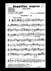 télécharger la partition d'accordéon Angelitos negros (Angeli Negri) au format PDF