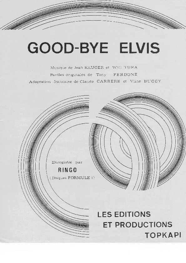 télécharger la partition d'accordéon Goodbye Elvis au format PDF