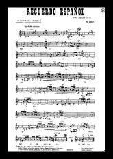 télécharger la partition d'accordéon Recuerdo Español (Paso Doble) au format PDF