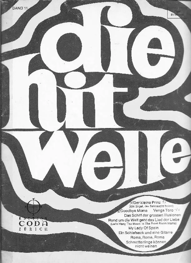 télécharger la partition d'accordéon Die Hit Welle (Volume 11) (9 titres) au format PDF