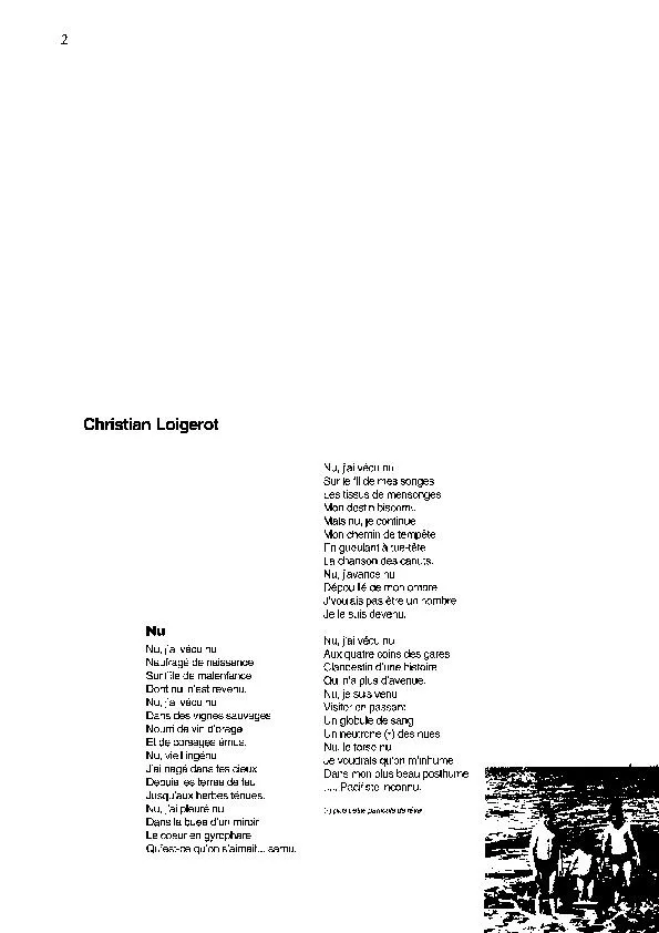 télécharger la partition d'accordéon Nu au format PDF