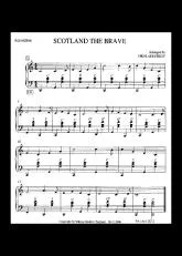 télécharger la partition d'accordéon Scotland The Brave au format PDF