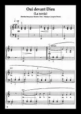 télécharger la partition d'accordéon Oui devant Dieu (La novia) (Slow Rock) au format PDF