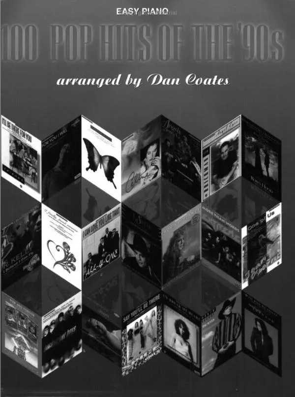 télécharger la partition d'accordéon Easy Piano : 100 pop hits of the 90's au format PDF