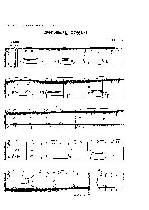 télécharger la partition d'accordéon Waltzing Organ au format PDF