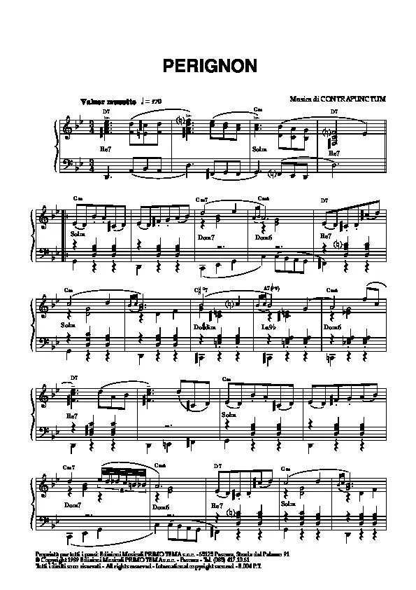télécharger la partition d'accordéon Pérignon (Valse Musette) au format PDF