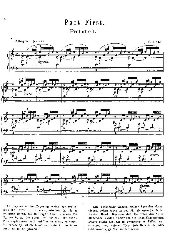 télécharger la partition d'accordéon Prélude et fugue n°1 (Preludio I + Fuga I) au format PDF
