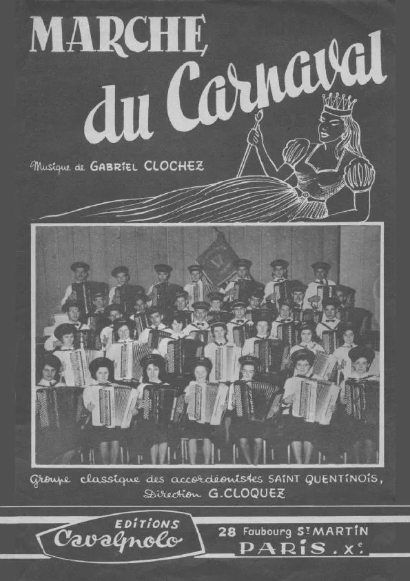 télécharger la partition d'accordéon Marche du Carnaval au format PDF