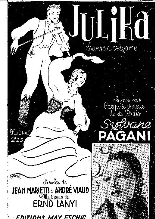 télécharger la partition d'accordéon Julika (Chanson Tzigane) au format PDF