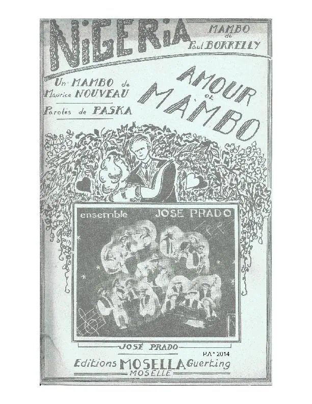 télécharger la partition d'accordéon Amour et Mambo (Orchestration Complète) au format PDF