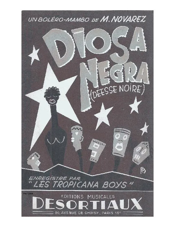 télécharger la partition d'accordéon Diosa Negra (Déesse noire) (Orchestration Complète) (Boléro Mambo) au format PDF
