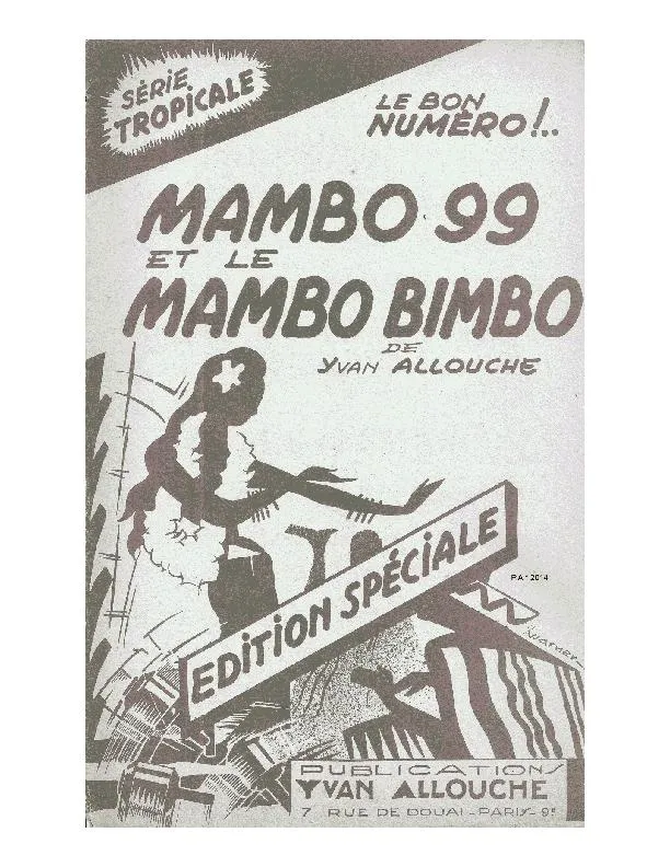 télécharger la partition d'accordéon Mambo Bimbo (Orchestration Complète) au format PDF