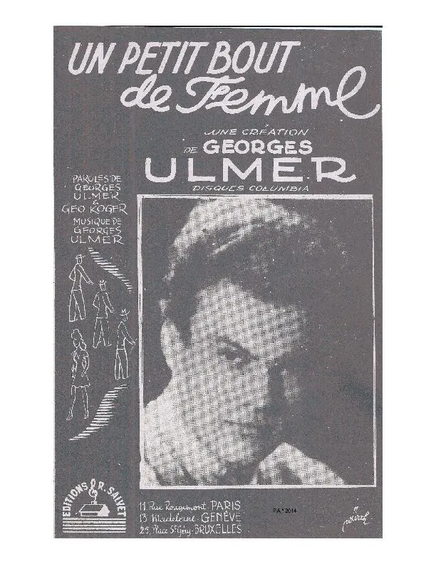 télécharger la partition d'accordéon Un petit bout de femme au format PDF