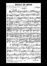 télécharger la partition d'accordéon Boule de neige (1er Accordéon) (Valse Musette) au format PDF