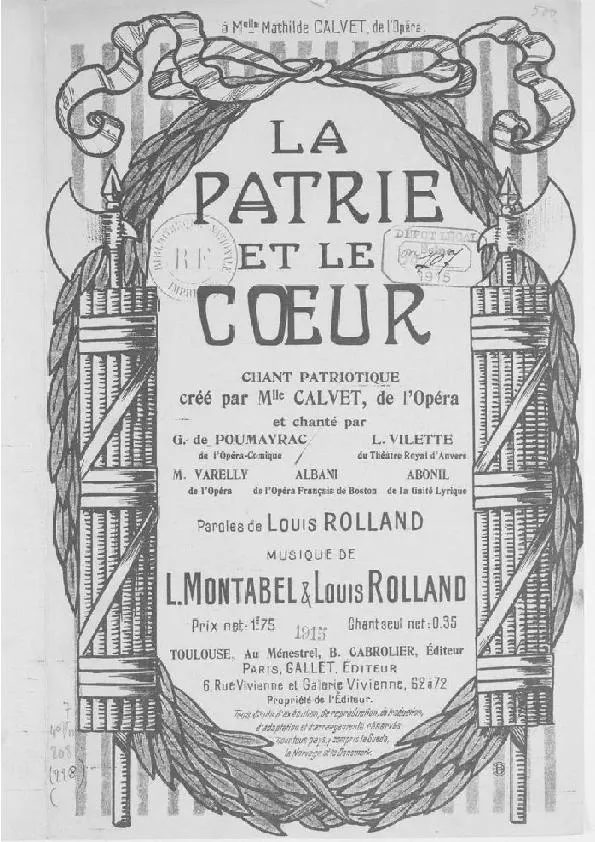 télécharger la partition d'accordéon La patrie et le cœur (Romance Patriotique) au format PDF
