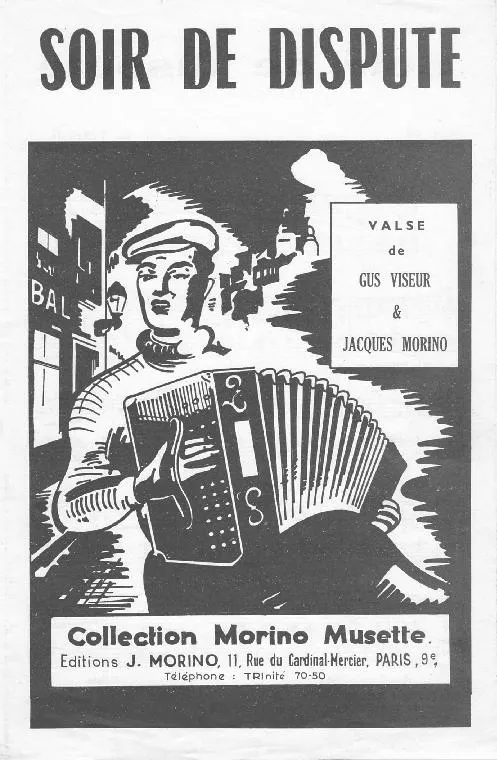 télécharger la partition d'accordéon Soir de dispute (Valse Musette) au format PDF