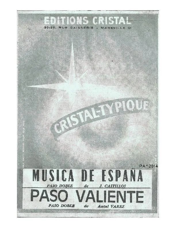 télécharger la partition d'accordéon Musica de España (Orchestration Complète) (Paso Doble) au format PDF