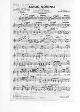 télécharger la partition d'accordéon Adios Nonino (Orchestration Complète) (Tango) au format PDF