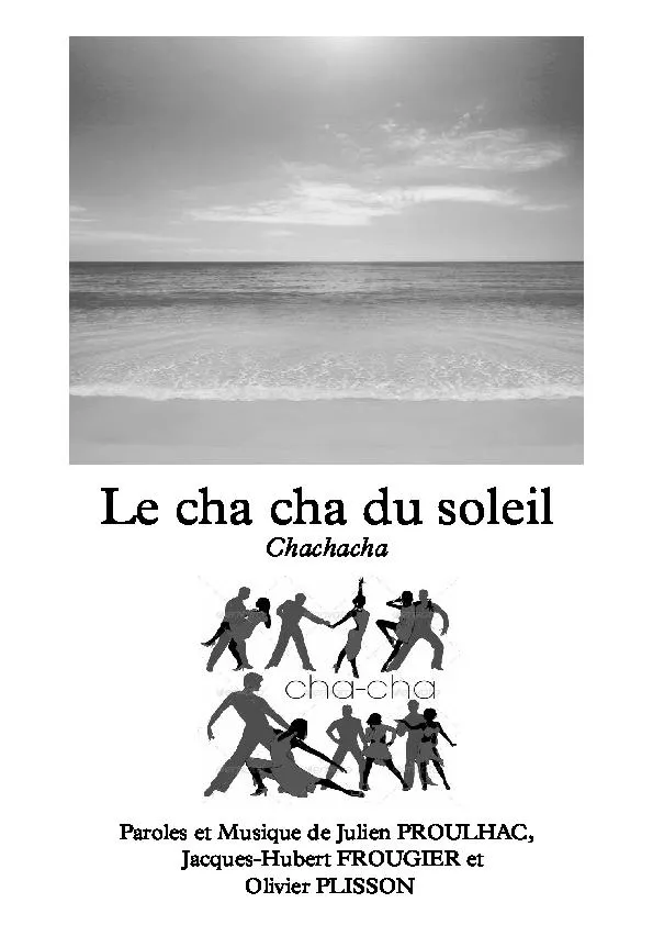 télécharger la partition d'accordéon Le cha cha du soleil au format PDF