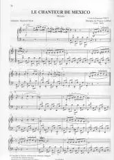 télécharger la partition d'accordéon Le chanteur de Mexico (Chant : Luis Mariano) (Arrangement : Raymond Valli) au format PDF