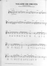 télécharger la partition d'accordéon Salade de fruits (Chant : Bourvil) au format PDF